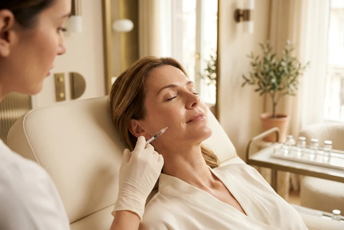 Tratamiento facial con polinucleótidos de esperma de salmón